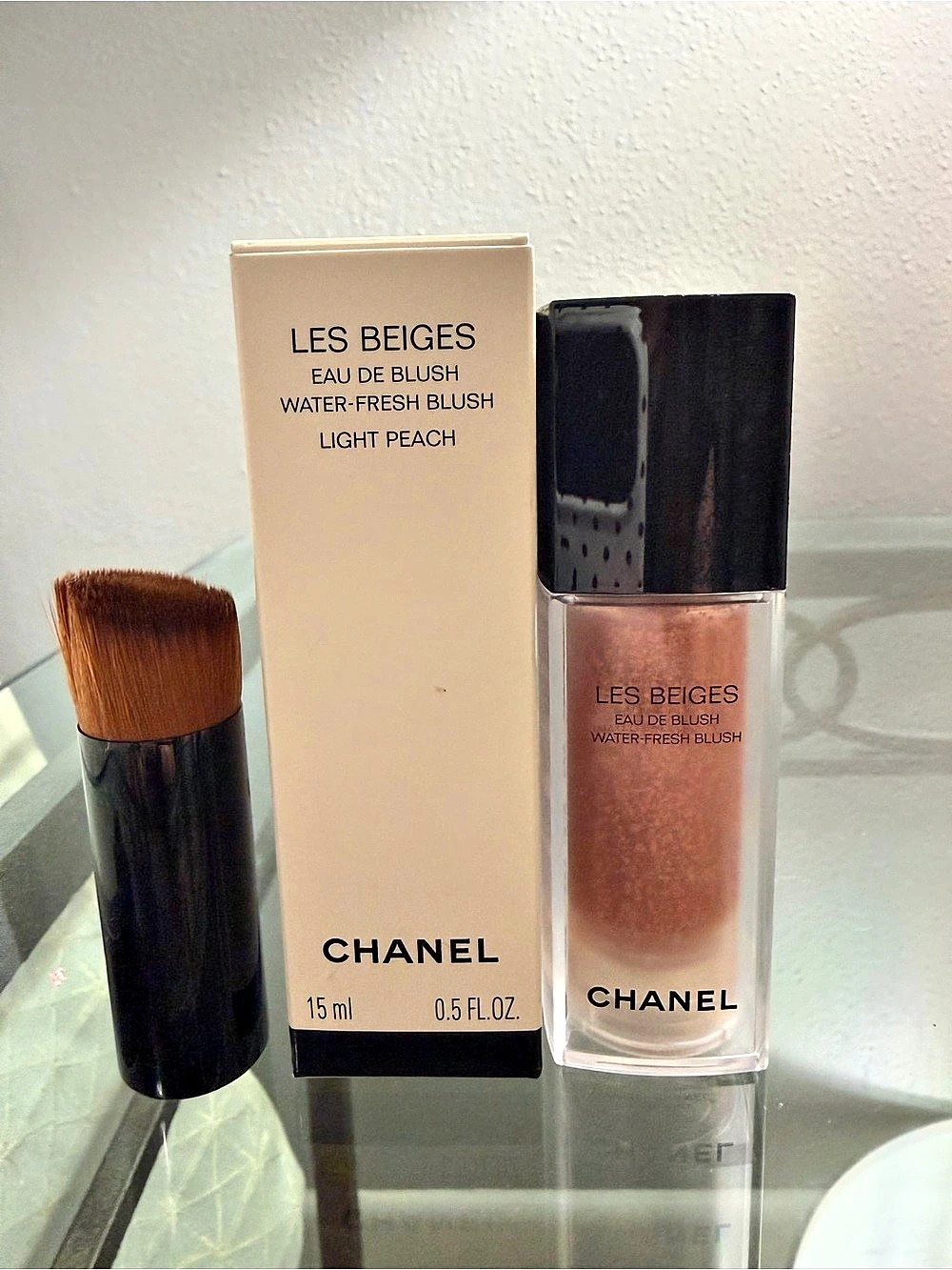 Chanel Les Beiges Water-Fresh Blush Light Peach used once